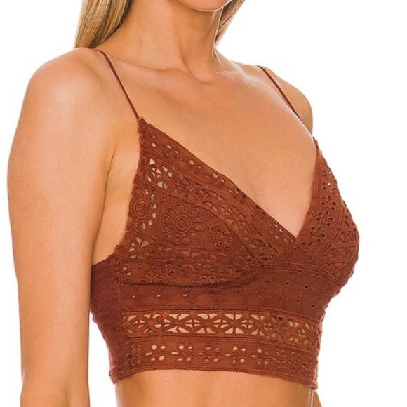 NWT Free People The Carrie Bralette sz S - Picture 3 of 5